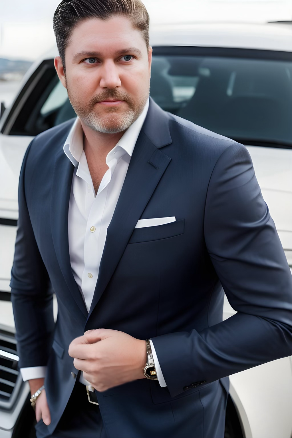 Portrait of Evan J. Cholfin, Founder & CEO of LUXHAMMER
